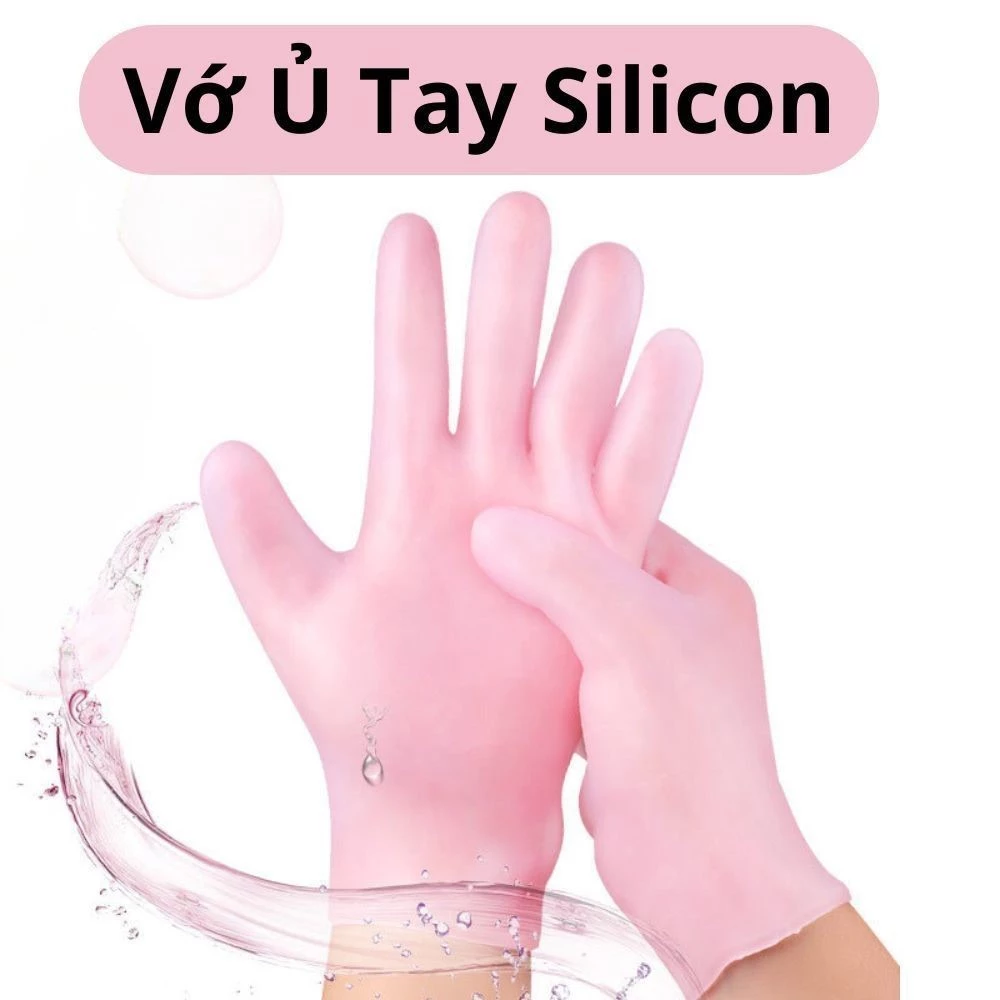 Vớ Găng Tay Ủ Dưỡng Da Bằng Silicon Ủ Kem Dưỡng ẨM Chống Nứt Nẻ Hấp Thụ Kem Dưỡng Hiệu Quả 88819