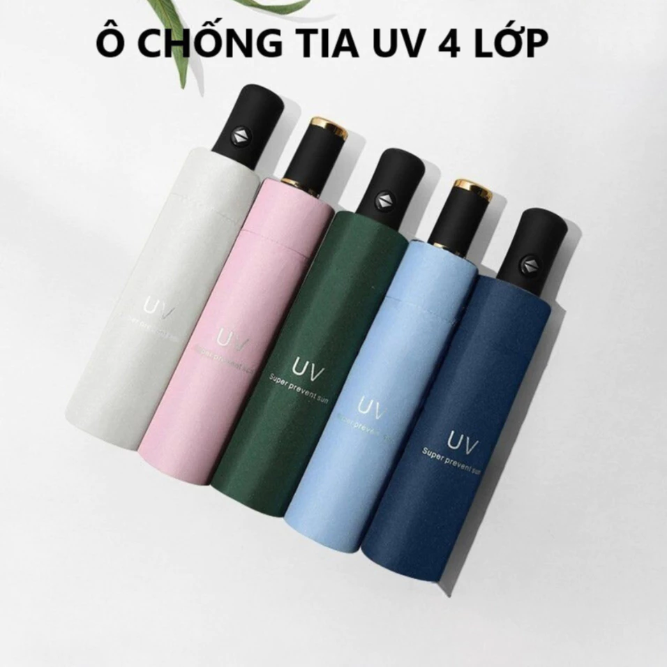 Ô Dù Chống Tia UV Che Mưa Che Nắng Thiết Kế Nhỏ Gọn Cao Cấp