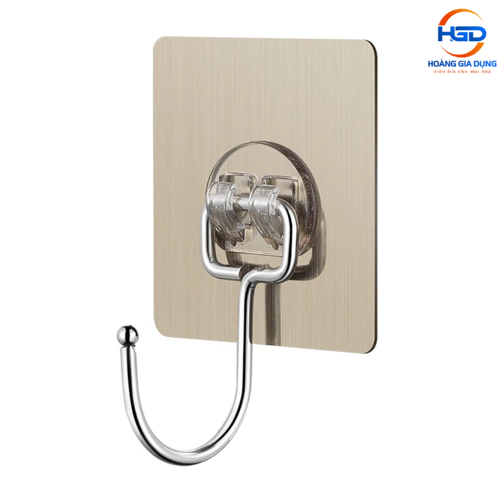 [Bản Lớn] Sét 5 Móc Dán Tường Chịu Lực Nhà Tắm Nhà bếp Móc Thép siêu dính chắc chắn