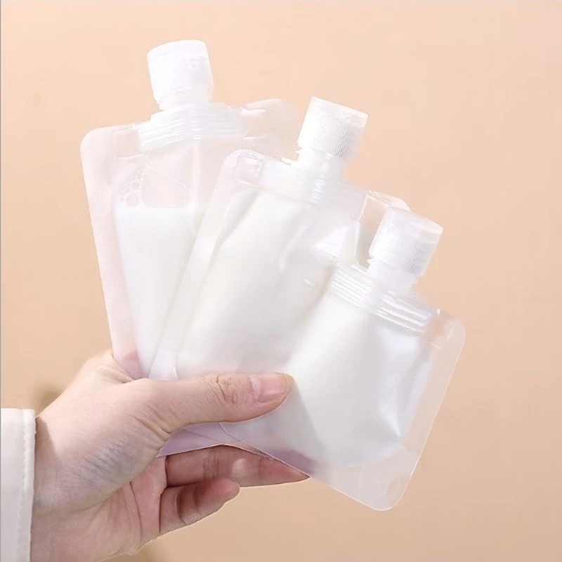 Túi Chiết Đựng Dầu Gội Mỹ Phẩm Trong Suốt Nhỏ Gọn Dạng Bóp Mang Đi Du Lịch 30/50/100Ml