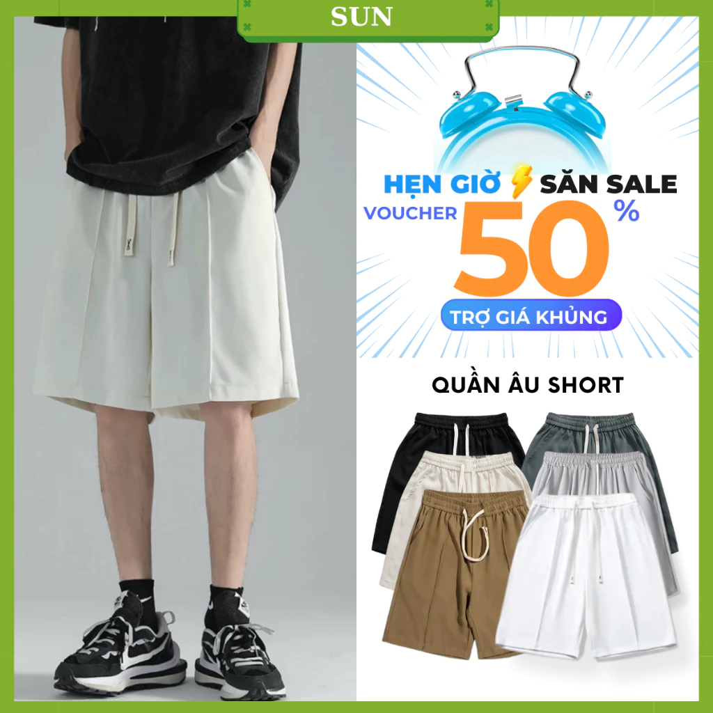 Quần âu cạp chun 6 màu sắc Unisex Nam - SUN thoải mái năng động, cá tính mặc thoải mái