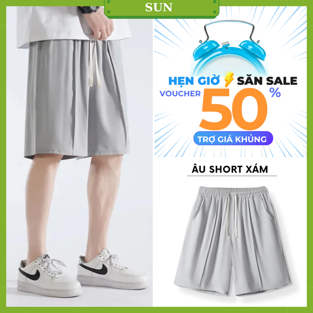 Quần âu cạp chun Màu Xám Unisex dành cho cả nam và nữ theo phong cách Hàn Quốc