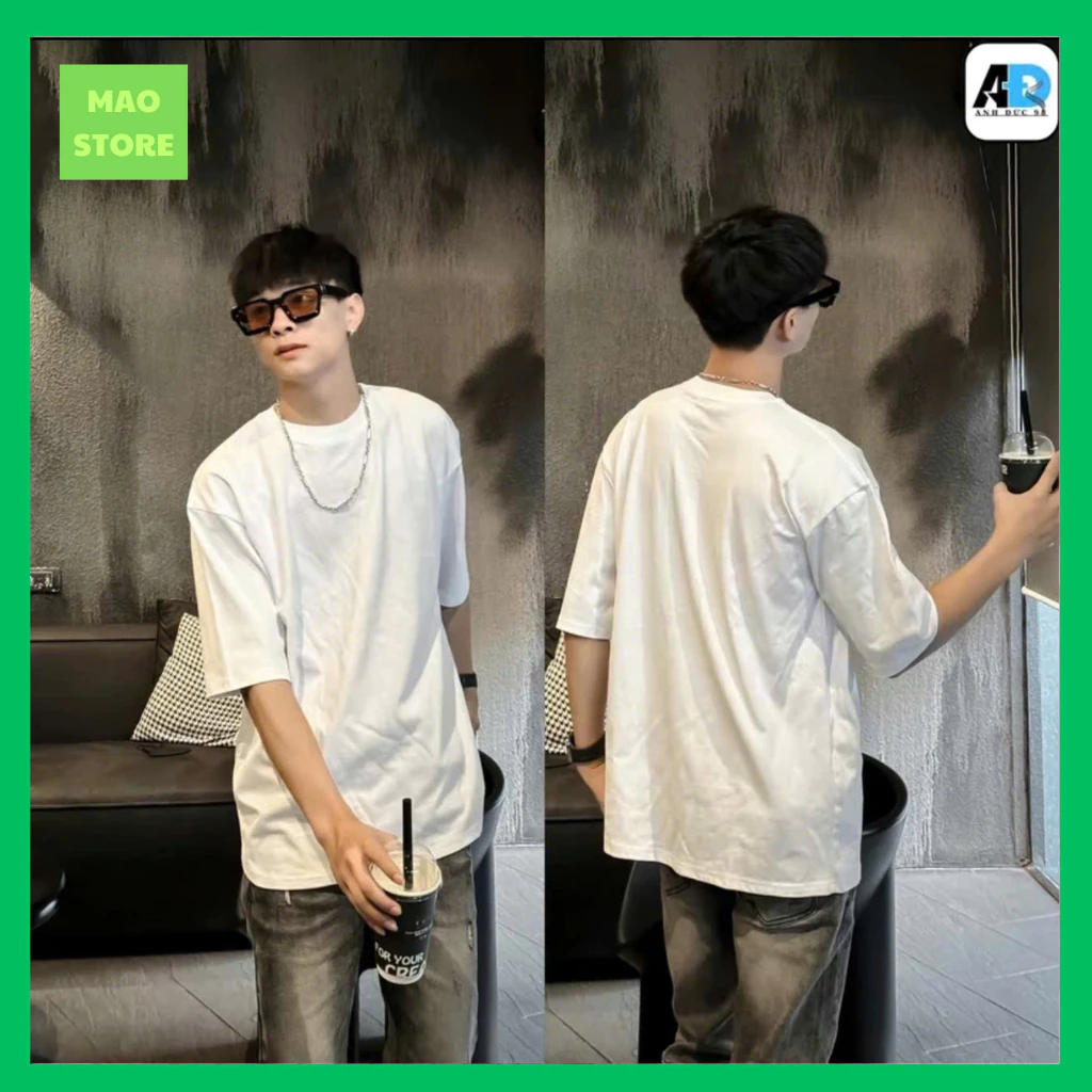 Áo Phông Nam Nữ Đen Trắng Trơn Chất Cotton Dày Dặn Dành Cho Anh Em Boy Phố Đi Học Đi Chơi 2025 Phiboutique