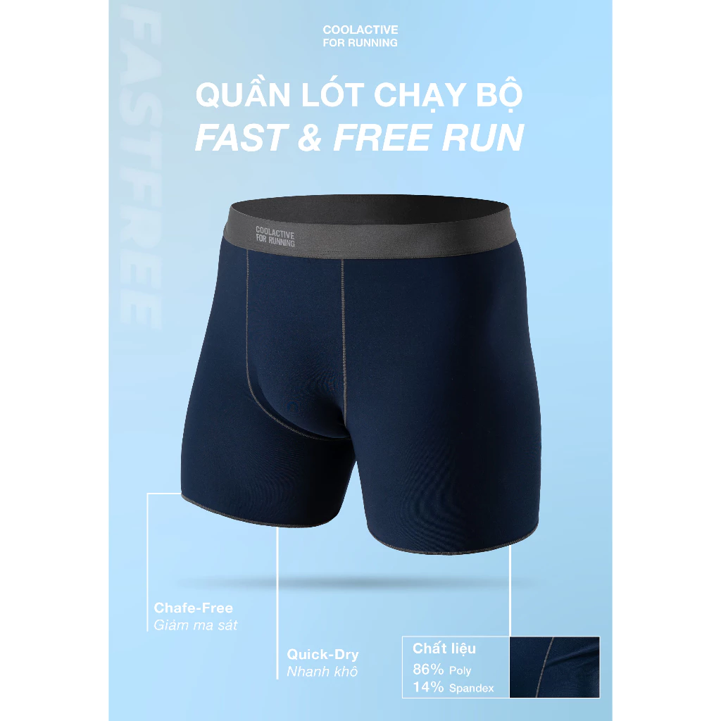 Quần Lót Nam Coolmate Chạy Bộ Fast & Free Siêu nhẹ