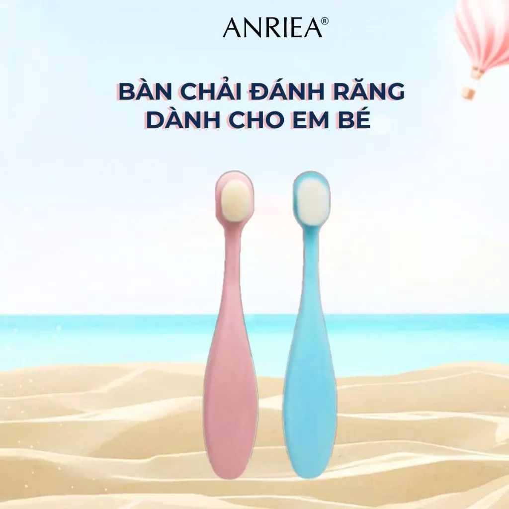 ANRIEA - Bàn Chải Đánh Răng MINI dành cho BÉ (màu ngẫu nhiên) - A14