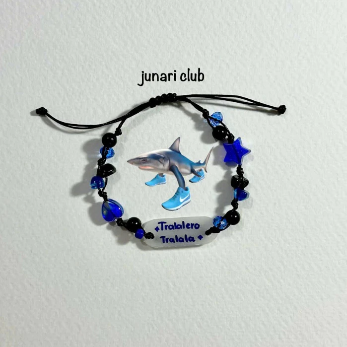 Vòng tay dây sáp Brainrot giải trí meme hài hước - Vòng tay Junari Club