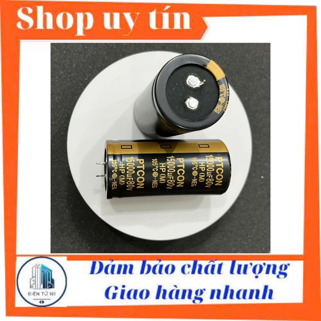 Tụ điện lọc nguồn amply 80v 15000uf loại tốt đặc ruột ( 1 cái)