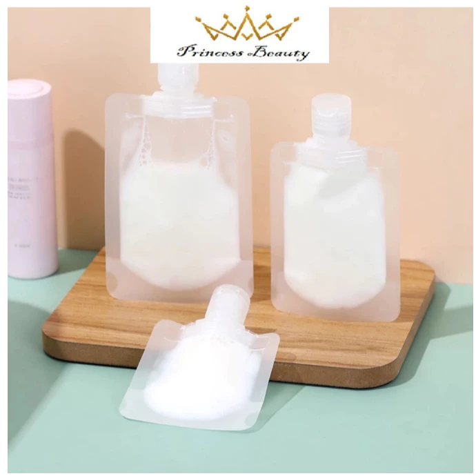 Túi Chiết Mĩ Mỹ Phẩm, Dầu Gội, Dầu Xả, Sữa Tắm Có Thể Tái Sử Dụng, Tiện Ích Khi Đi Du Lịch Princess Beauty