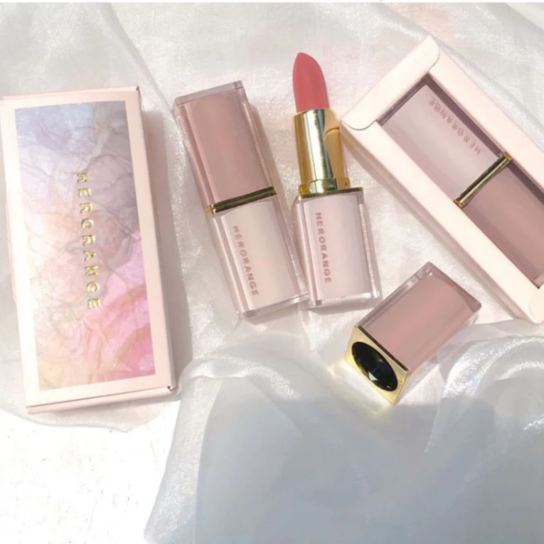 Son Lì HERORANGE Chống Thấm Nước Lâu Trôi Dưỡng Ẩm PRINCESS BEAUTY