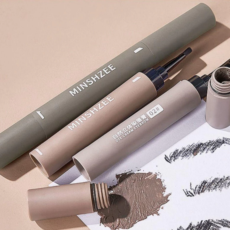 Bút kẻ lông mày dạng gel MinShzee Kẻ Mắt Chống Nước Lâu Trôi PRINCESS BEAUTY