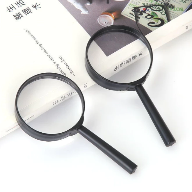 Kính lúp cầm tay cho người già đọc sách kính lúp nhựa cho học sinh kính lúp cầm tay đọc báo