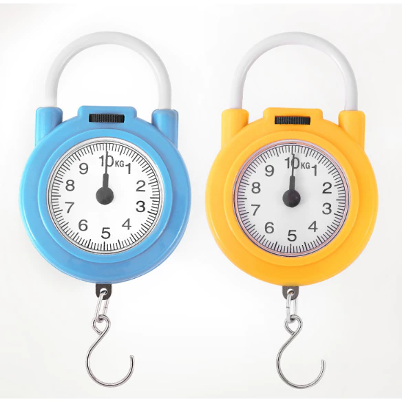 Cân lò xo 10KG thông minh tiện lợi cân gia đình bỏ túi đa chức năng cầm tay mua sắm mini