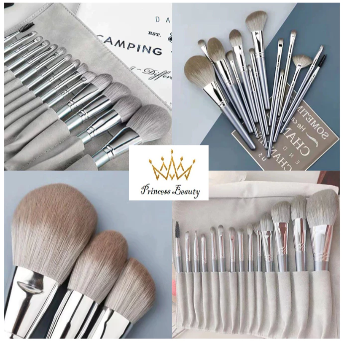 (Rẻ Vô Địch) Bộ Cọ Trang Điểm 14 Cây Cọ Trang Điểm Cá Nhân 14 Món Chuyên Nghiệp Đầu Lông Mềm Mại Princess Beauty