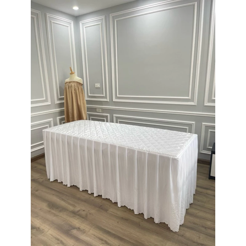 Ga giường spa mix màu siêu xinh. mặt LỤA chần bông siêu êm