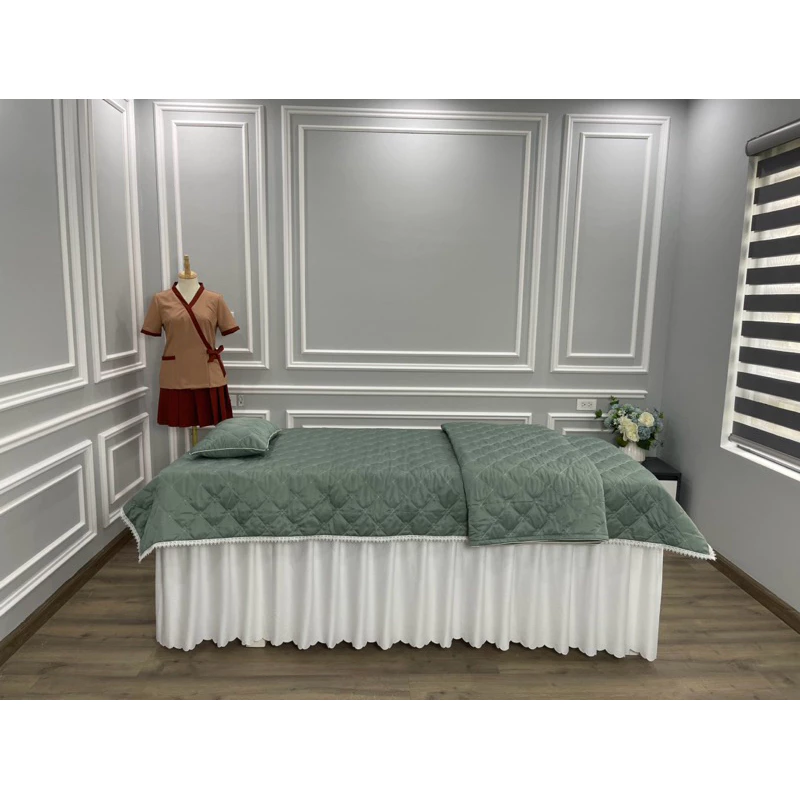 tấm phủ, drap giường spa cotton cao cấp