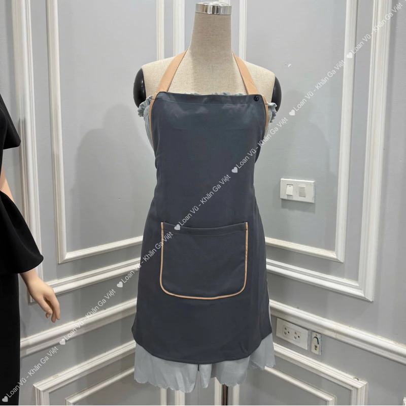 tạp dề spa, tiệm nail, tạp dề bếp fashion