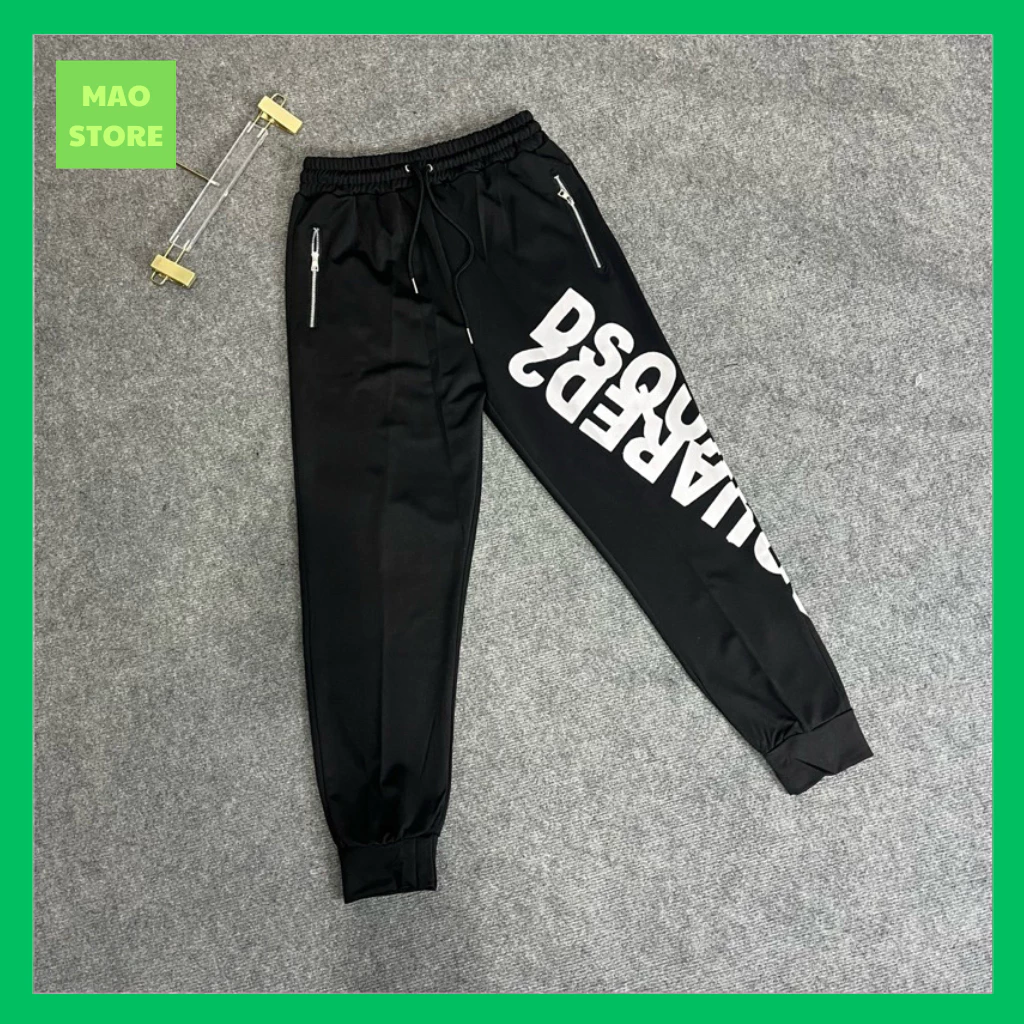 Quần Jogger Nam Nữ Dsq2 Chất Umi Hàn Dày Dặn . Quần Dài In Chữ Chéo Dành Cho Anh Em 2025 Phiboutique