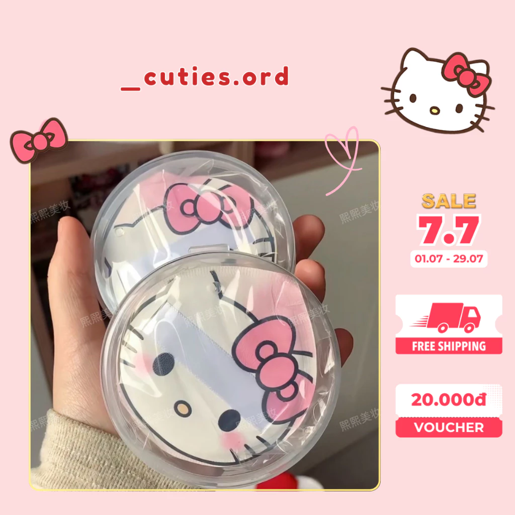 [ORDER] Bông Mút Trang Điểm Hello Kitty – Mềm Mịn, Dễ Tán Kem Nền | Thiết Kế Dễ Thương 🩷