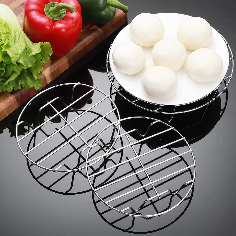 Vỉ Inox 4 Chân Dùng Để Hấp Đồ Hấp Bánh Siêu Tiện Lợi - Đường Kính 19cm  vrg1331 Shop Giao Hàng Nhanh