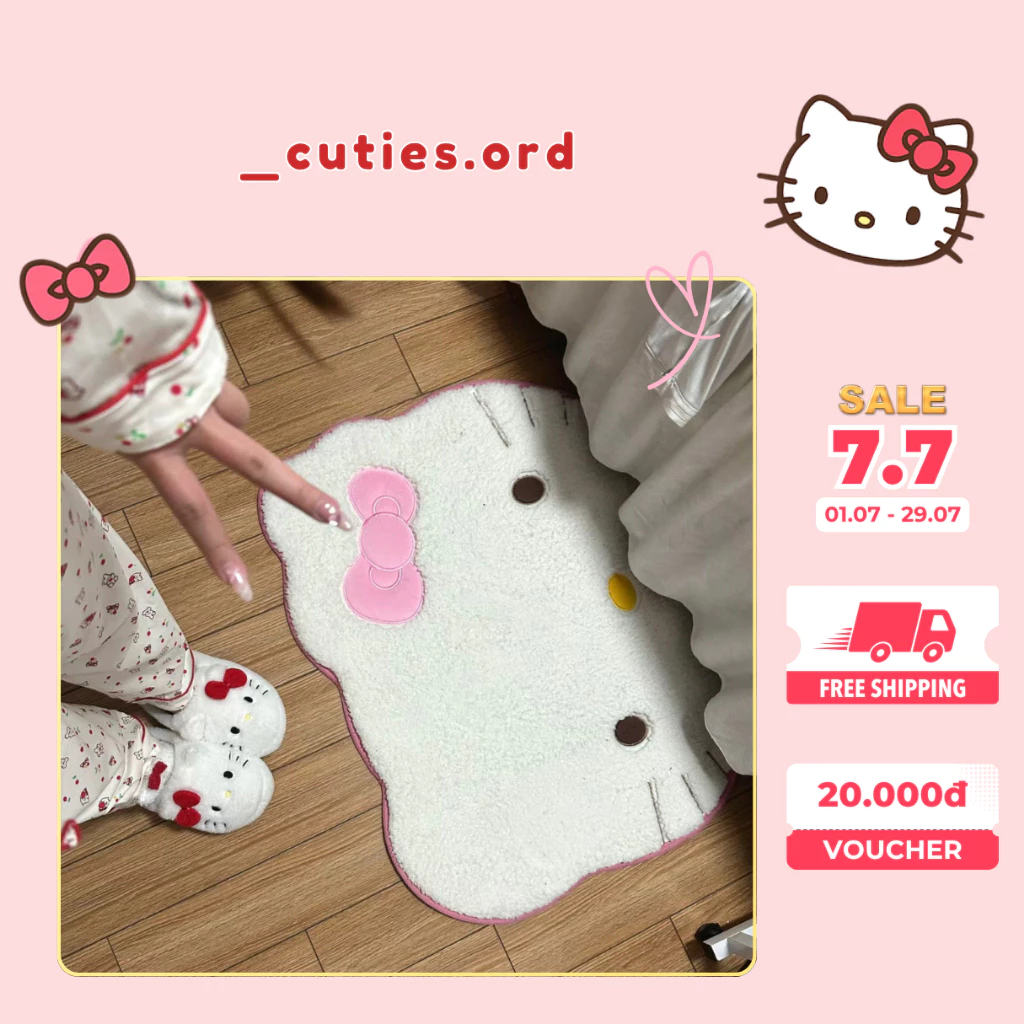[ORDER] Thảm Lau Chân - Decor Phòng Cute Hello Kitty Dễ Thương – Thảm Chống Trượt