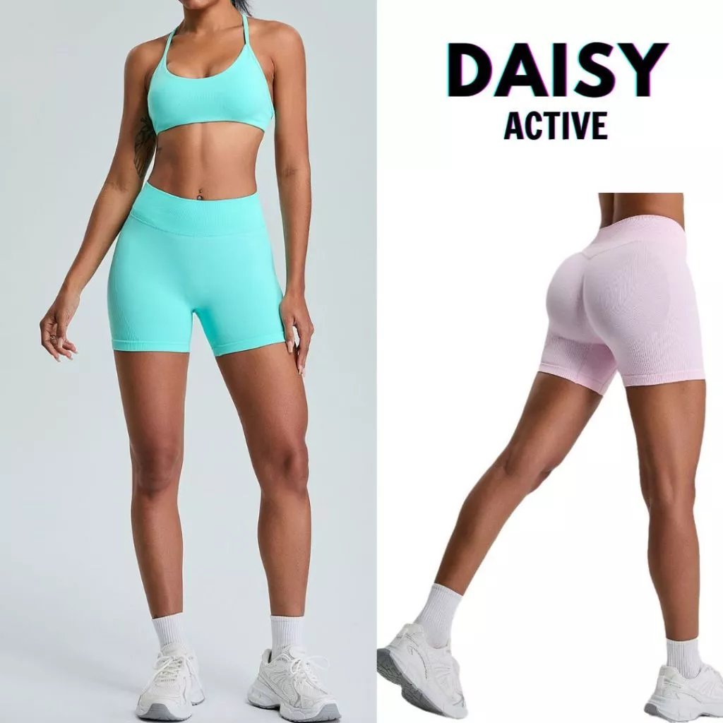 DAISY ACTIVE Quần tập nâng mông 3D - định hình vòng 3 chuẩn săn chắc. Chất vải co giãn 4 chiều,thấm hút mồ hôi