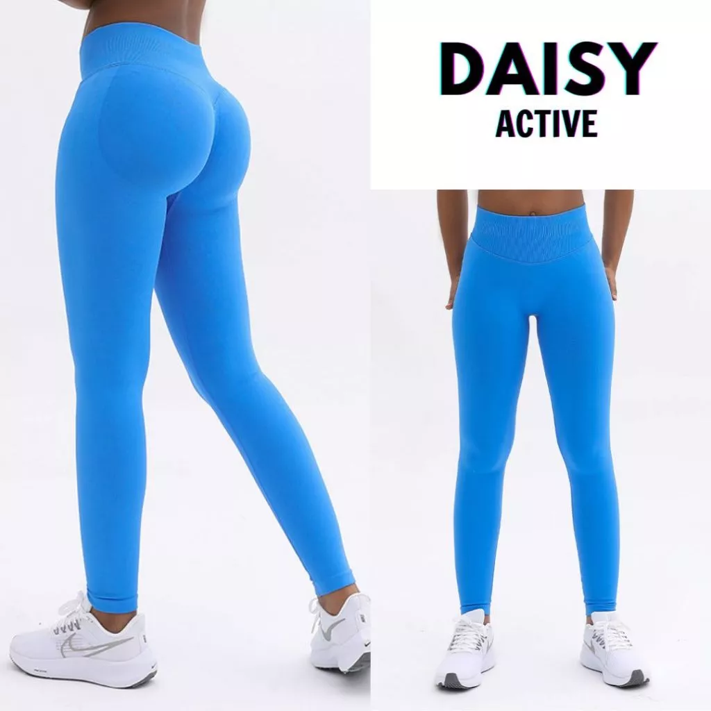 DAISY ACTIVE Quần tập nâng mông dành cho nữ Chất vải co giãn 4 chiều,thấm hút mồ hôi - Cạp cao nịt eo -  che bụng.