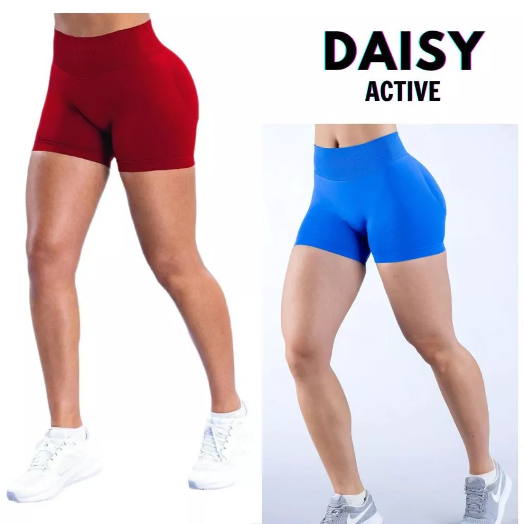 DAISY ACTIVE Quần Short tập Gym tôn dáng - Ôm mông,co giãn 4 chiều. Vải mềm mịn,không hằn vết nội y