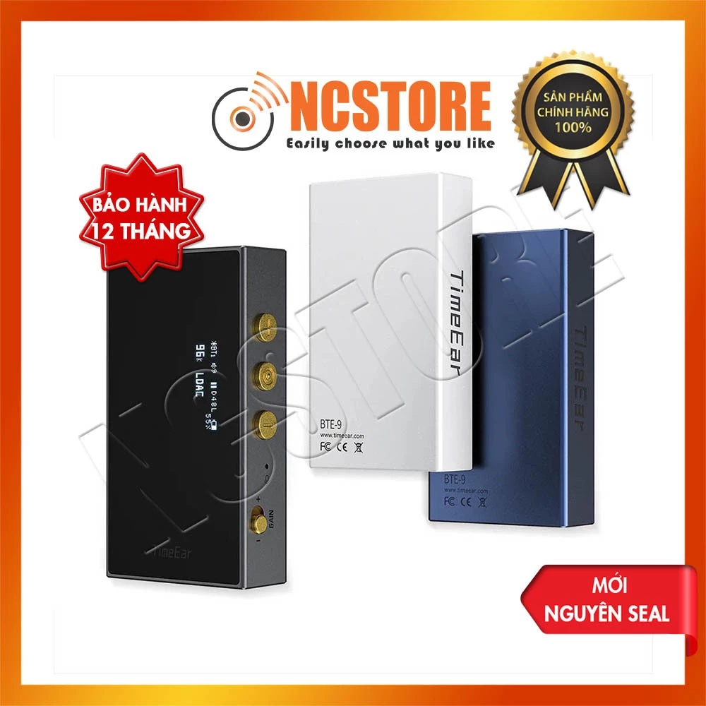 [NC] Portable Bluetooth DAC/AMP TIMEEAR BTE-9 | Chip DAC CS43198 + Chip Amp ESS9603 × 2 | Porta