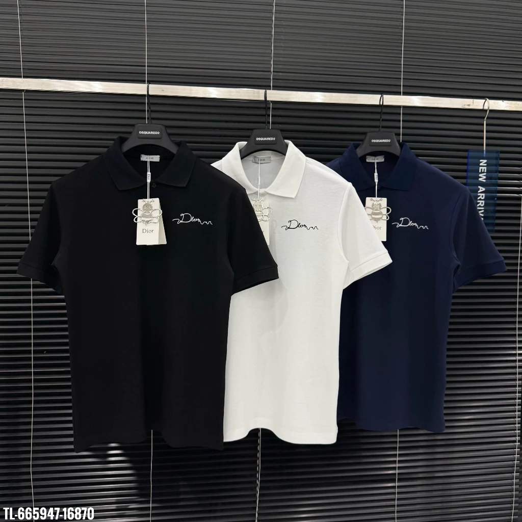 [DEAL MỞ BÁN] Áo Polo Thêu Full Chất Cotton Gai 280gsm Cao Cấp Dày Dặn, Hàng QC HOTTREND