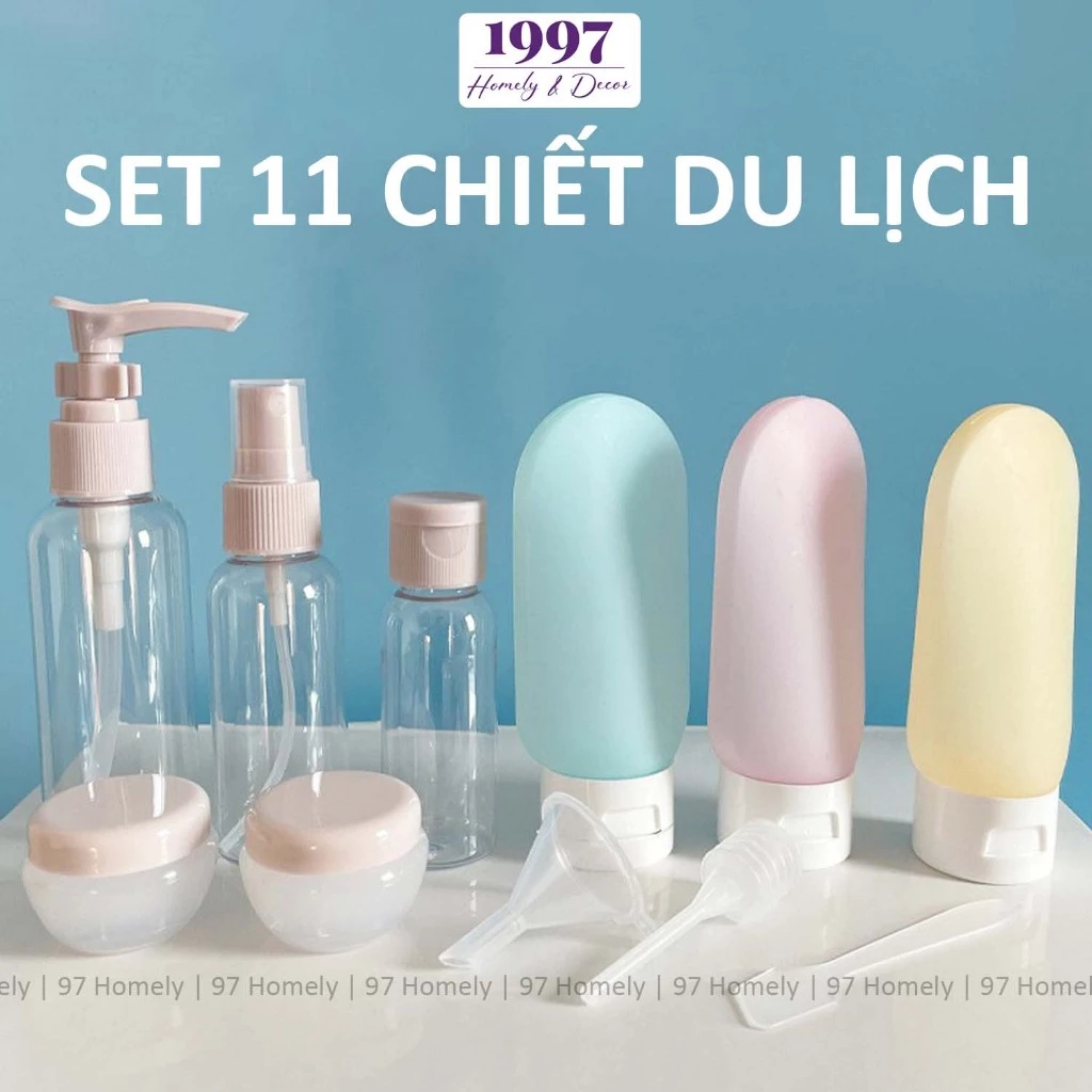 [Set 11 Chi Tiết] Chai Chiết Sữa Tắm 97HOMELY Chai Chiết Dầu Gội Sữa Tắm Du Lịch Cao Cấp DT240701201