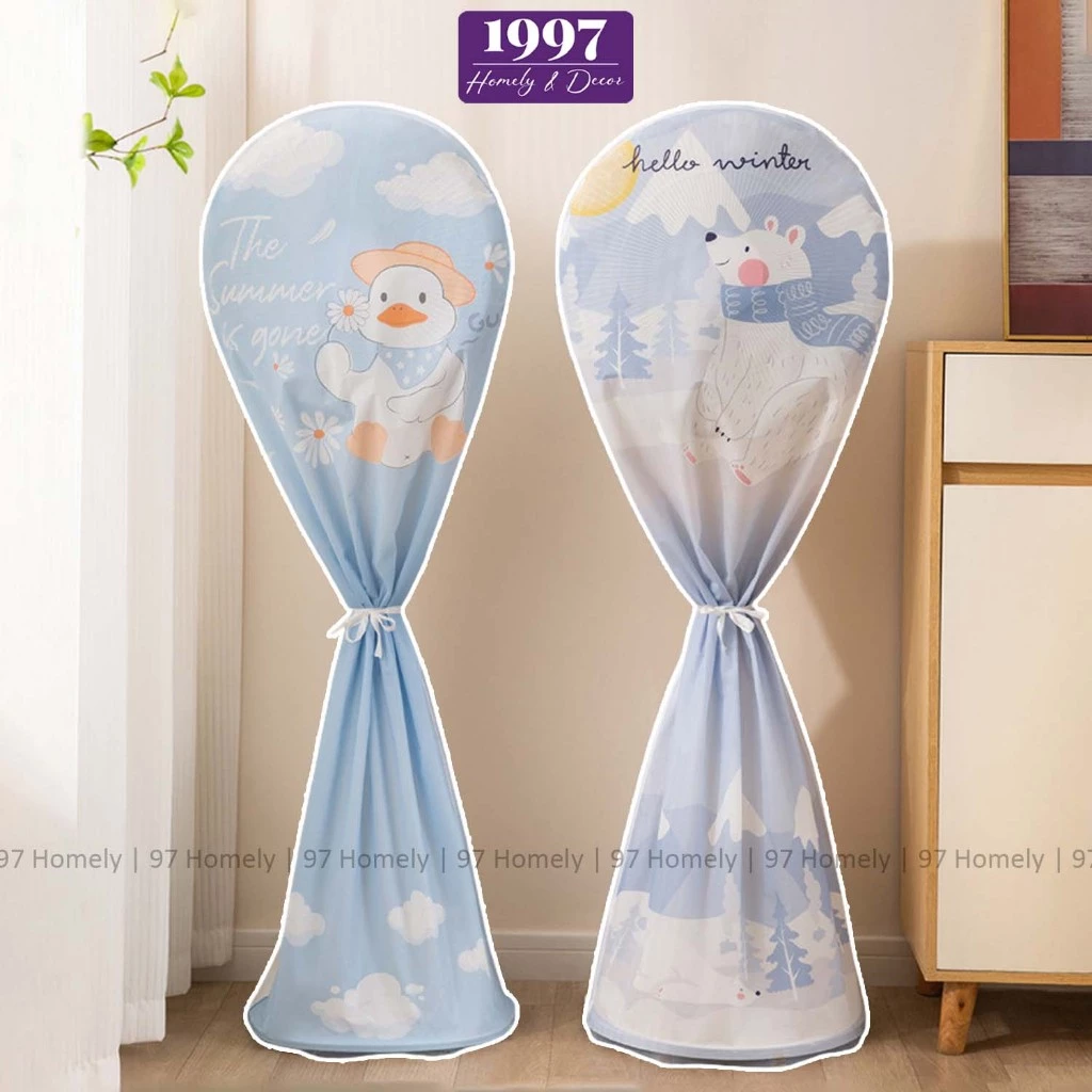 Bọc Quạt Cây Trùm Toàn Bộ 97HOMELY Chống Bụi Chống Nước Cao Cấp Nhiều Họa Tiết DT250402001