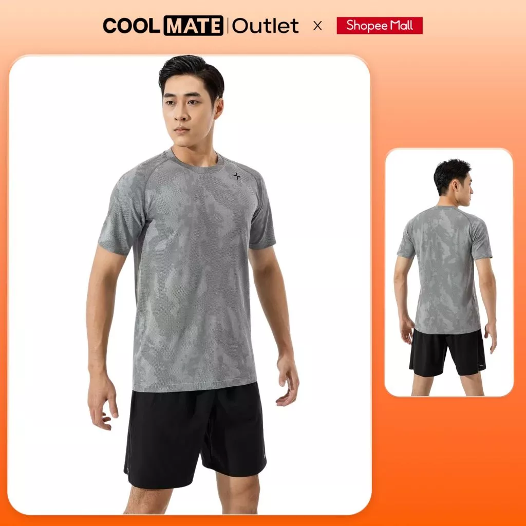 Áo Thun Thể Thao Nam Jacquard Seamless ExDryKhông đường may Coolmate