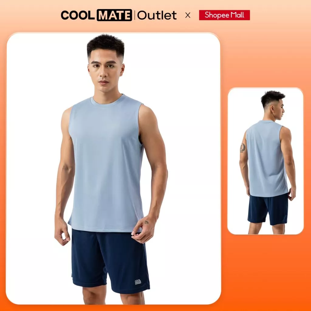 Áo Sleeveless Active Essentials Đa Dạng Môn Thể Thao Thấm Hút, Nhanh Khô Coolmate