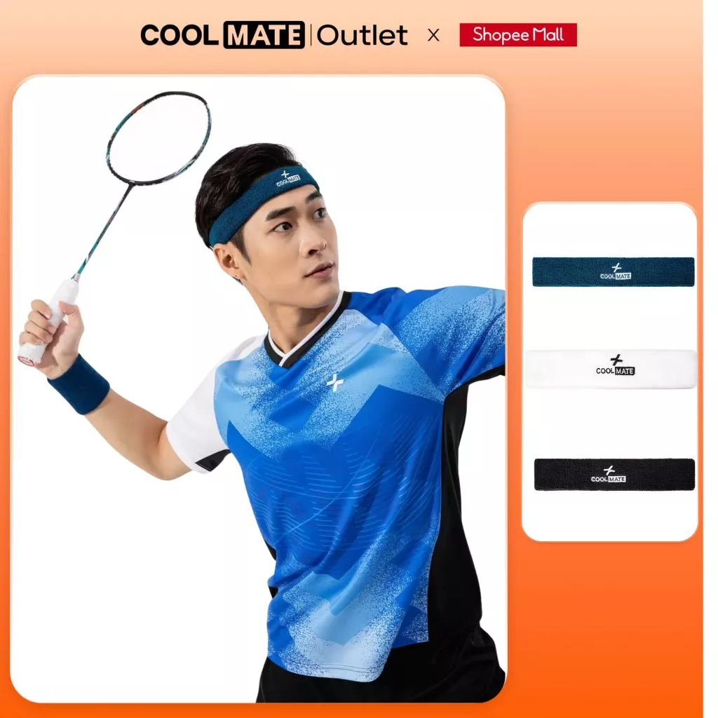 [Coolmate Outlet] Headband, Băng Đô Thể Thao Unisex Thấm Hút Mồ Hôi, Mềm Mại