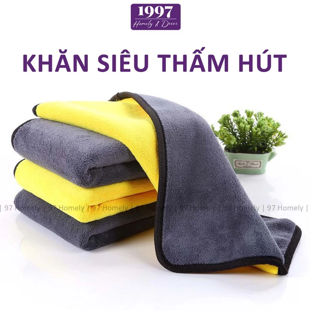 Khăn Lau Bếp Đa Năng (Siêu Thấm Hút Dễ Giặt) 97HOMELY Khăn Lau Tay Thấm Hút 30x30cm DT240500901