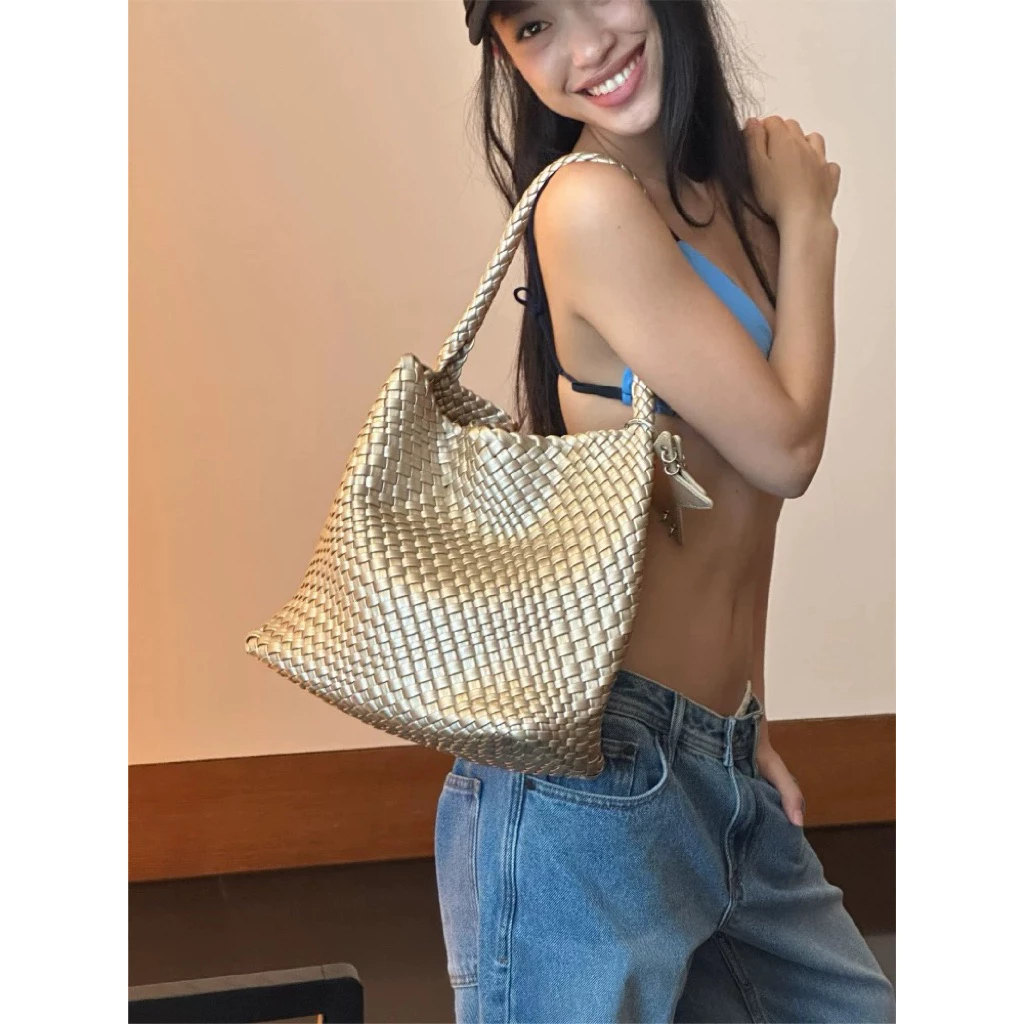 Túi Ecoday Woven Tote Bag Size M Chính Hãng (fullbox) - Sẵn Hoả Tốc