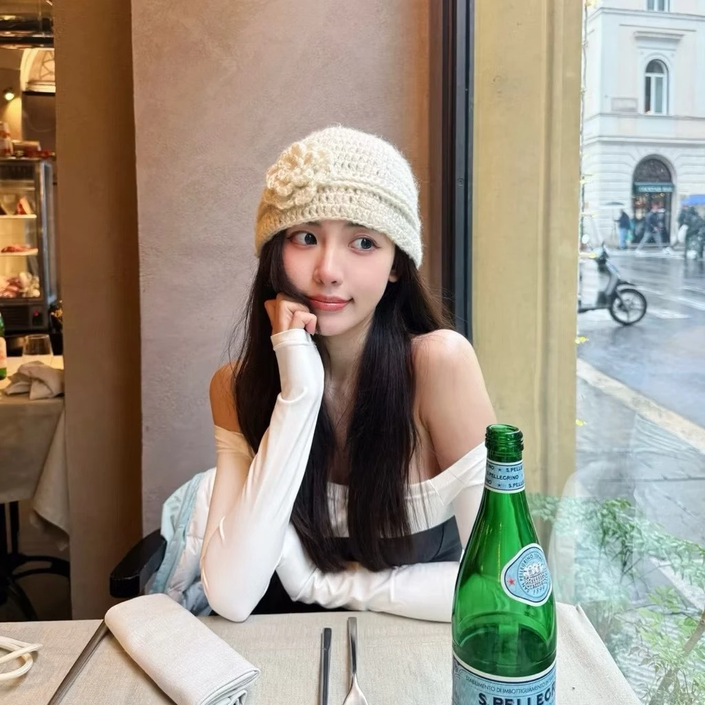 MŨ LEN CHÙM ĐẦU KEM ĐƠN GIẢN BẮT MẮT