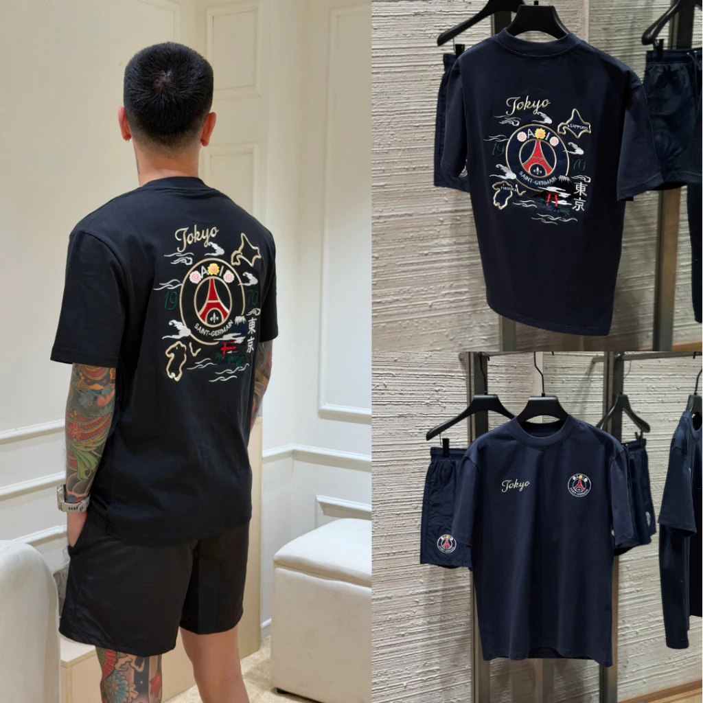 Bộ Quần Áo Nam Mùa Hè Chất Cotton Cao Cấp - Bộ Cộc Hè Nam Nữ Pa rris HÀNG QC-2026-