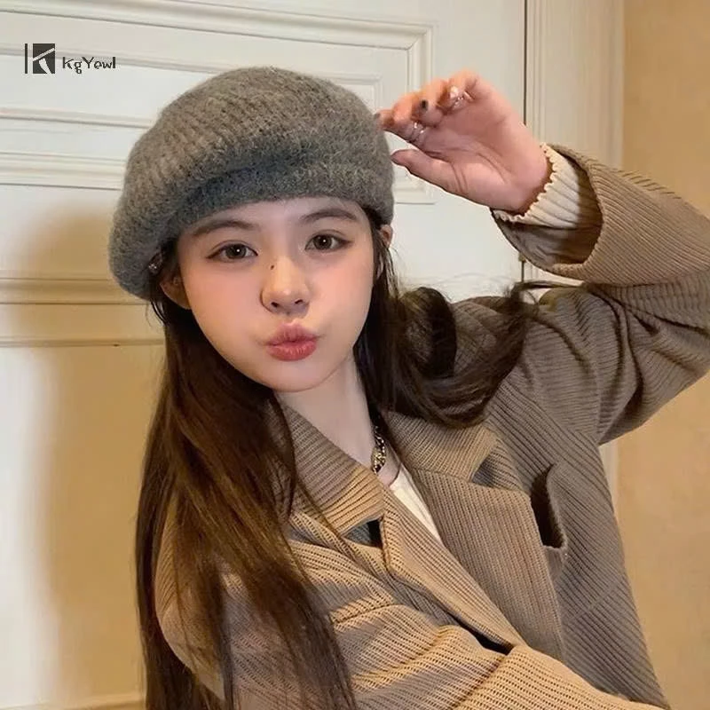 MŨ NỒI BERET LEN TRƠN DÀY ĐẸP