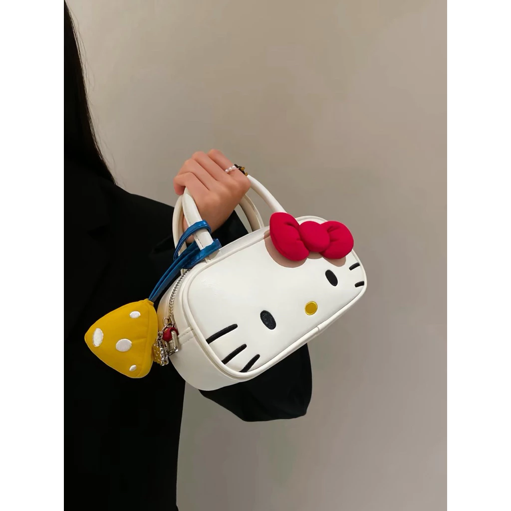 Túi dáng Bowling TOUTOUxSanrio Hello Kitty (fullbox)