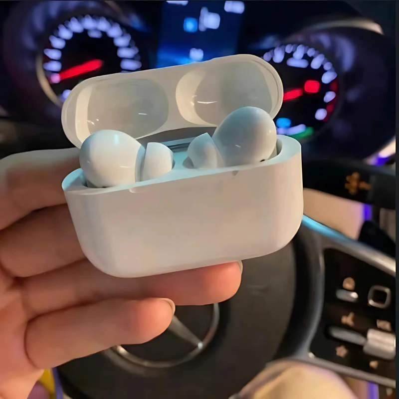 Tai Nghe Bluetooth Pro 2 Bản Cao Cấp Chống Ồn Bass Căng Pin 8H Định Vị Đổi Tên Bảo Hành 12 Thán