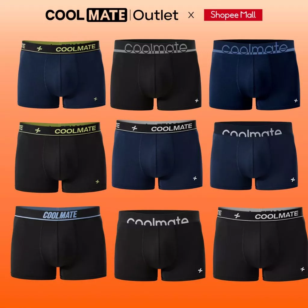 [BST Underwear 2026] Quần Lót Nam Trunk Mềm Mại, Thoải Mái Coolmate