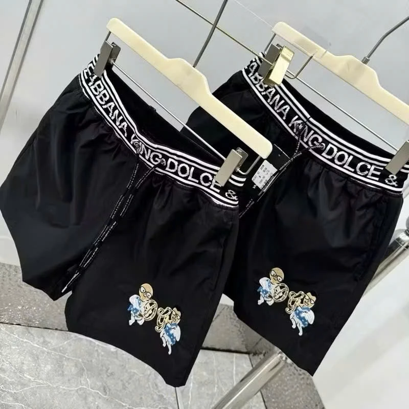 Quần Short Gió Nam PB Gió Dù Thêu Phối Dệt .Quần Đùi Nam Cho Anh Em Boy Phố Đi Biển G9 Hottrend
