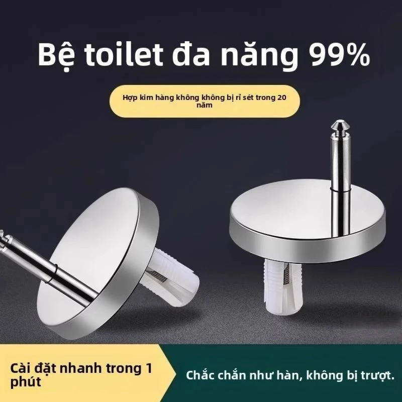 Phụ Kiện Nắp Bồn Cầu, 1 Cặp (2 Chiếc), Bu Lông & Kẹp Cố Định Thông Dụng Bộ Vít Vít Bồn Cầu
