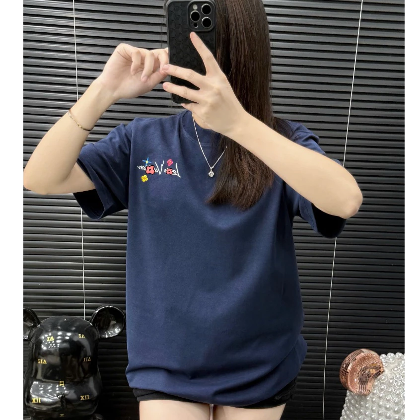 Áo Phông Nam Premium Thêu Vườn Hoa Sau Áo Siêu Đẹp - Áo Thun Nam HÀNG QC-2026-
