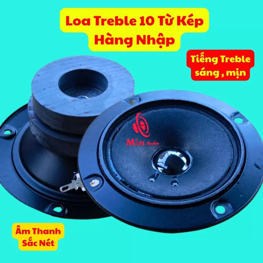 Củ loa treble giấy 10 từ kép jb cho loa kéo dàn karaoke hàng nhập, 1 loa
