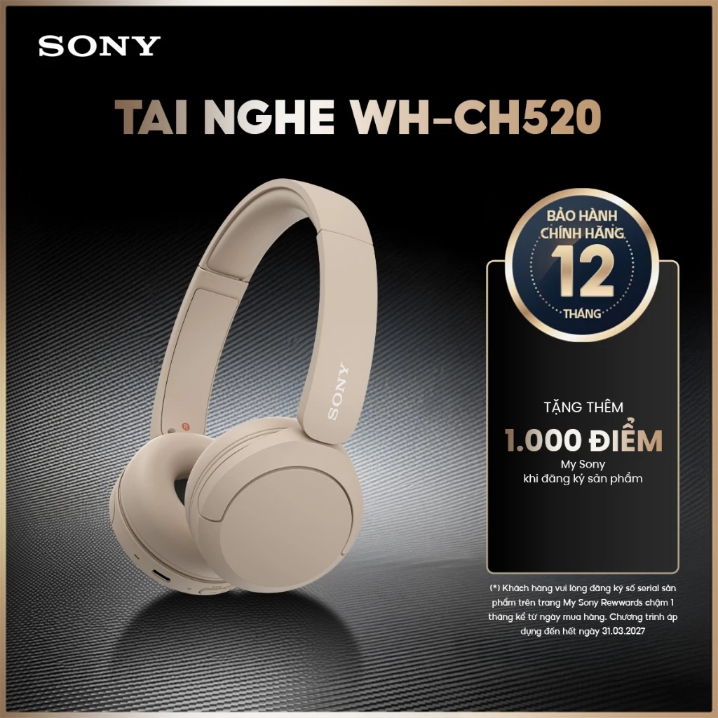 Review Sony WH-CH520: Pin Trâu 50H, Giá Rẻ – Đeo Lâu Có Đau Tai Không?