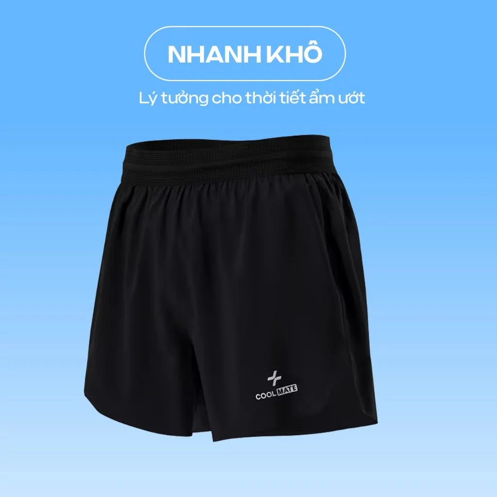 Quần Shorts Nam Coolmate Chạy Bộ CoolFast 3.5 inch ThoángKhí Siêu Nhẹ