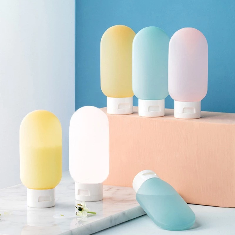 60ml Chiết Mỹ Phẩm Chiết Mỹ Phẩm Dầu Gội Du Lịch Màu Pastel Tiện Lợi cutenery