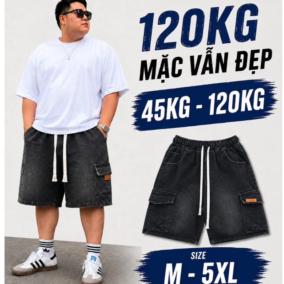 [CÓ BIGSIZE] Quần short jean nam nữ SUN S2 Khói Túi Hộp đa dạng mẫu mã năng động thoải mái